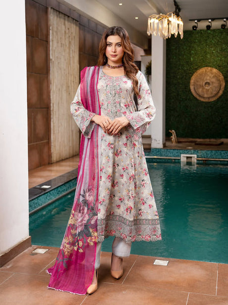 Munira Designers Embroidered Lawn