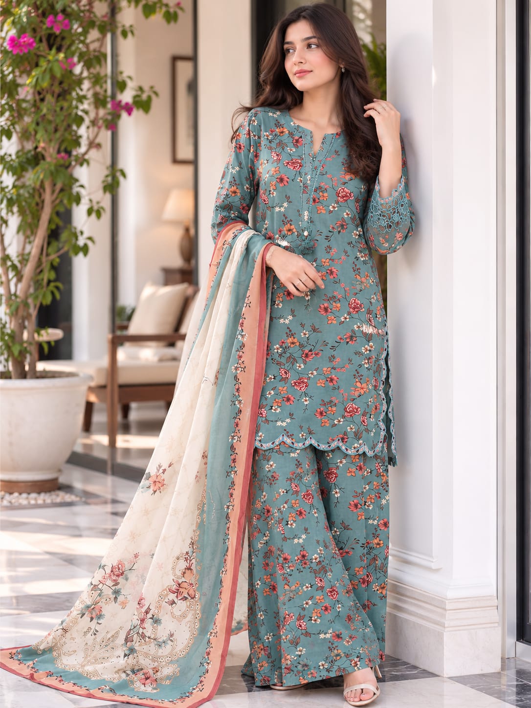 Sada Bahar Luxury Embroidered Lawn