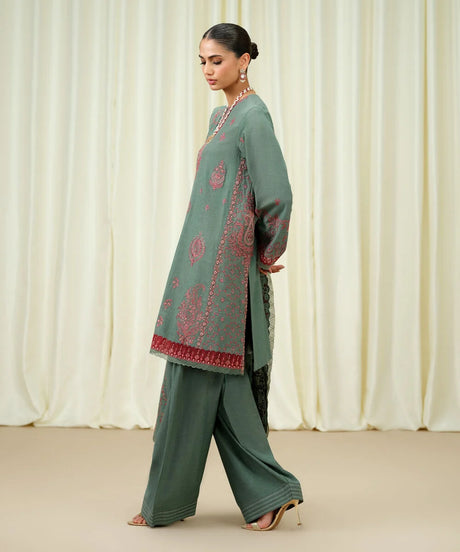 3 Piece - Embroidered Luxury Suit by Sapphire