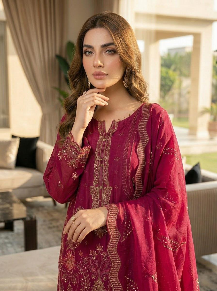 Tawakkal Embroidered Chiffon Collection