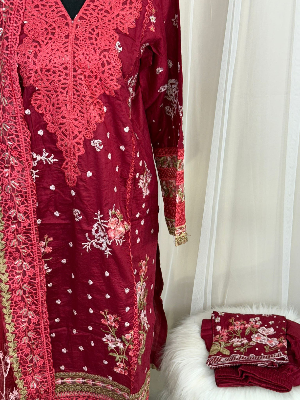 Luxury Embroidered Lawn Ready To Ship