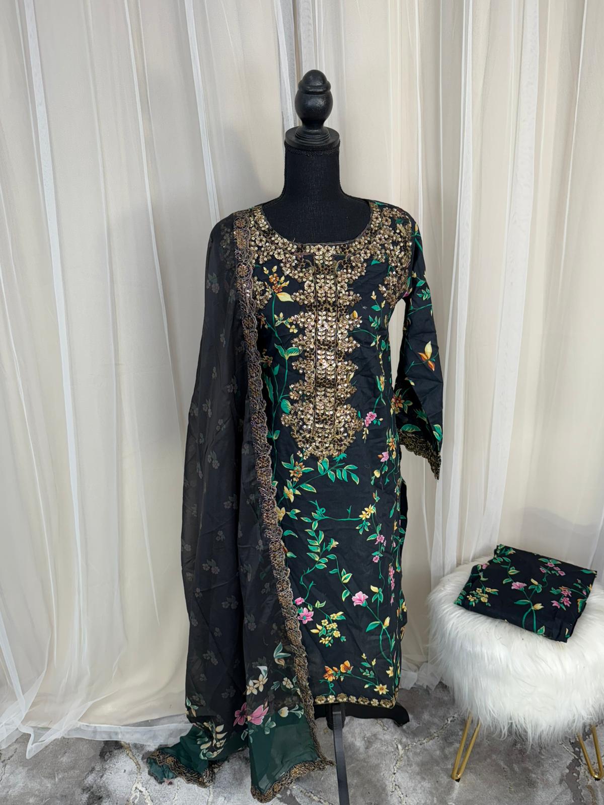 Luxury Embroidered Lawn Ready To Ship