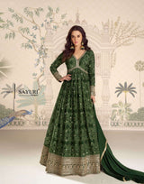 Indian Premium Chinon Silk Gown
