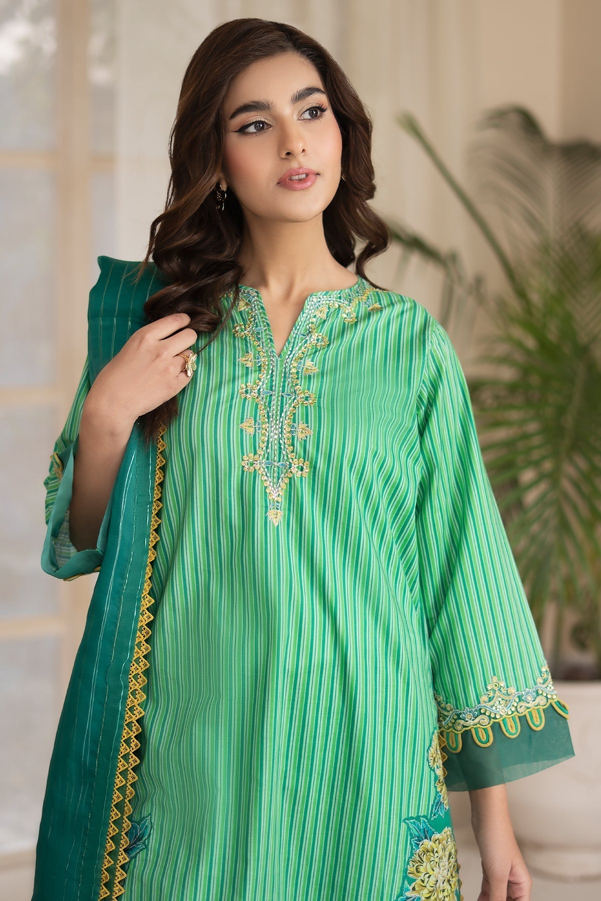 Charizma Luxury Embroidered Suit