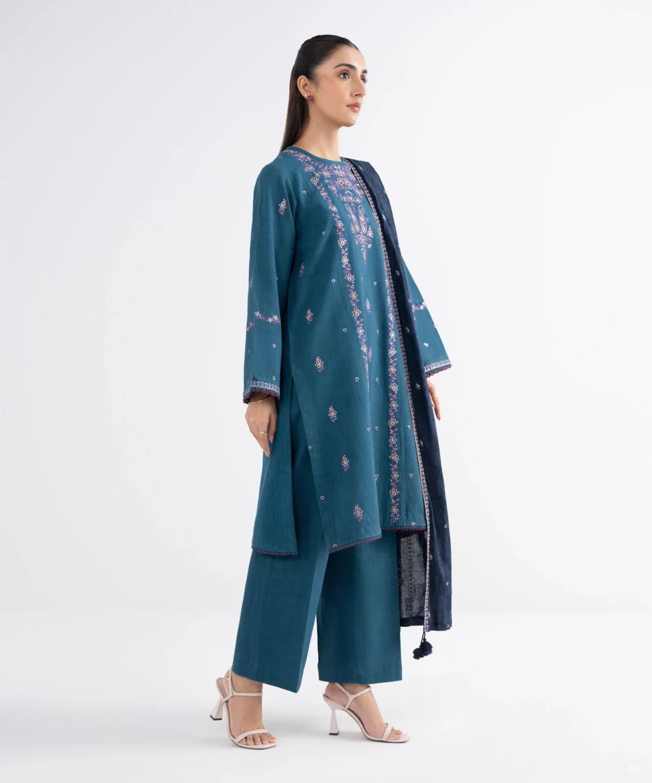 3Pc Embroidered Suit by Sapphire