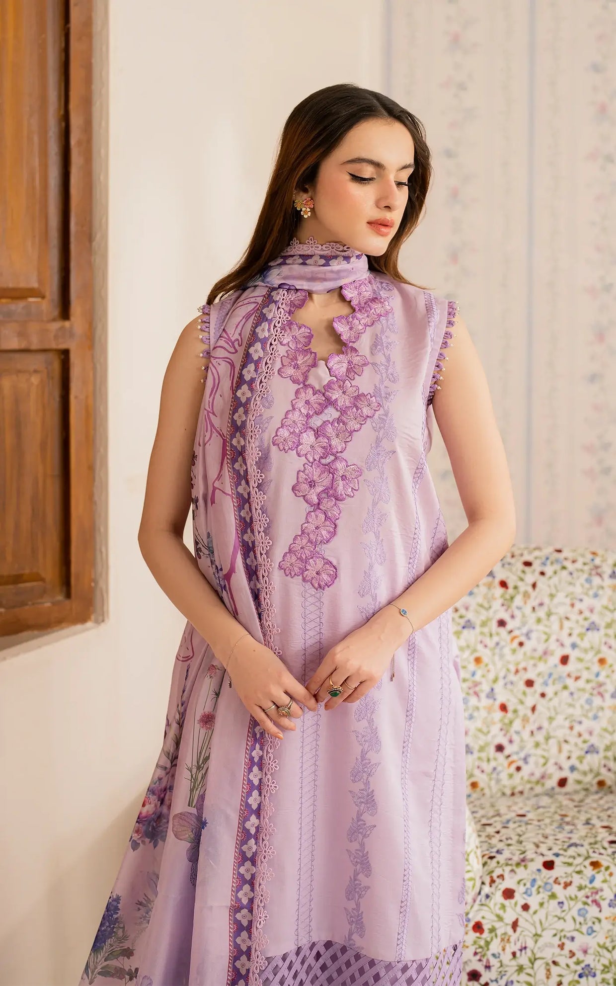 Asifa & Nabeel Premium Lawn  Suit