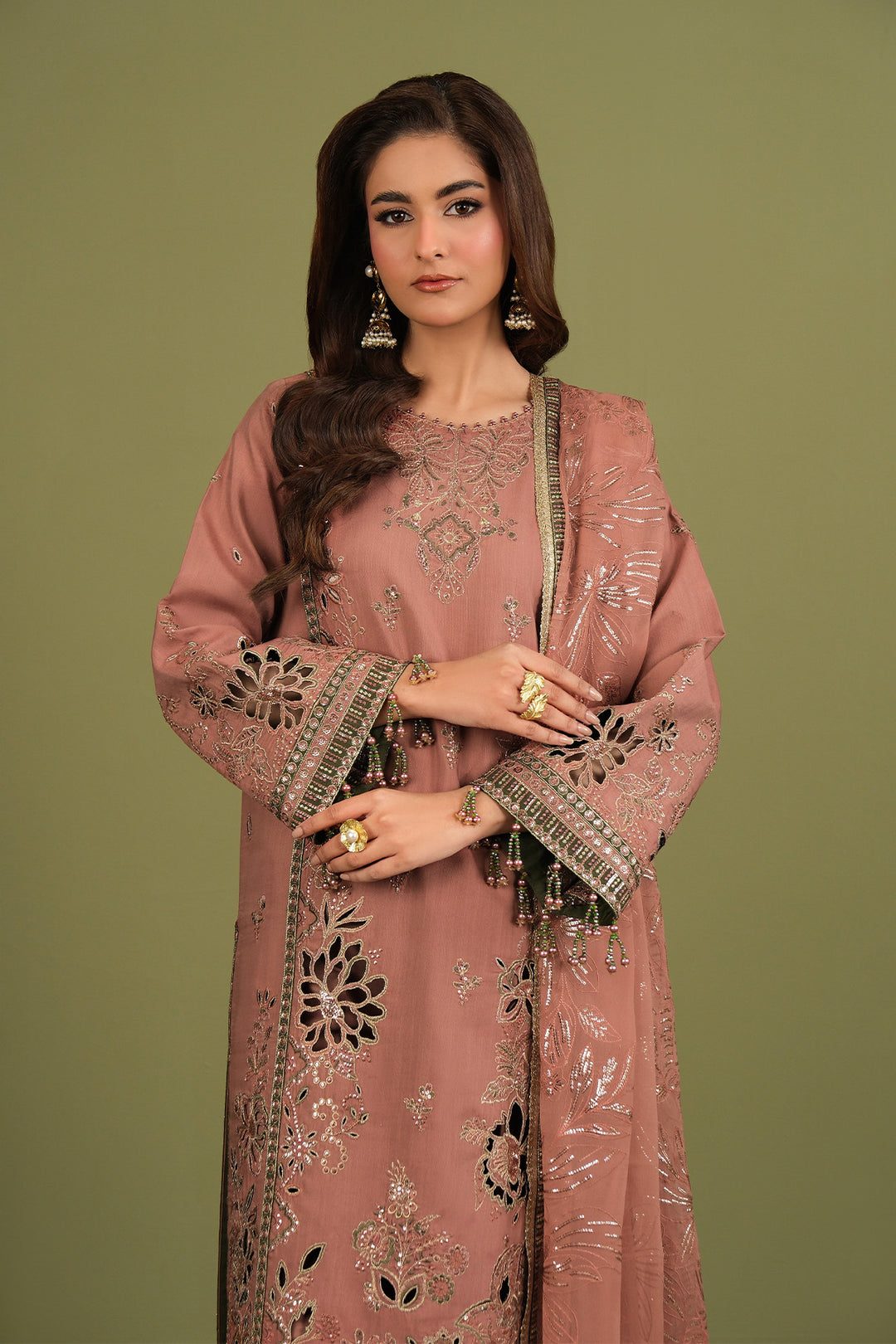 Luxe By Alizeh Raw Silk Suit