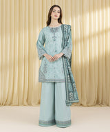Sapphire Embroidered Lawn