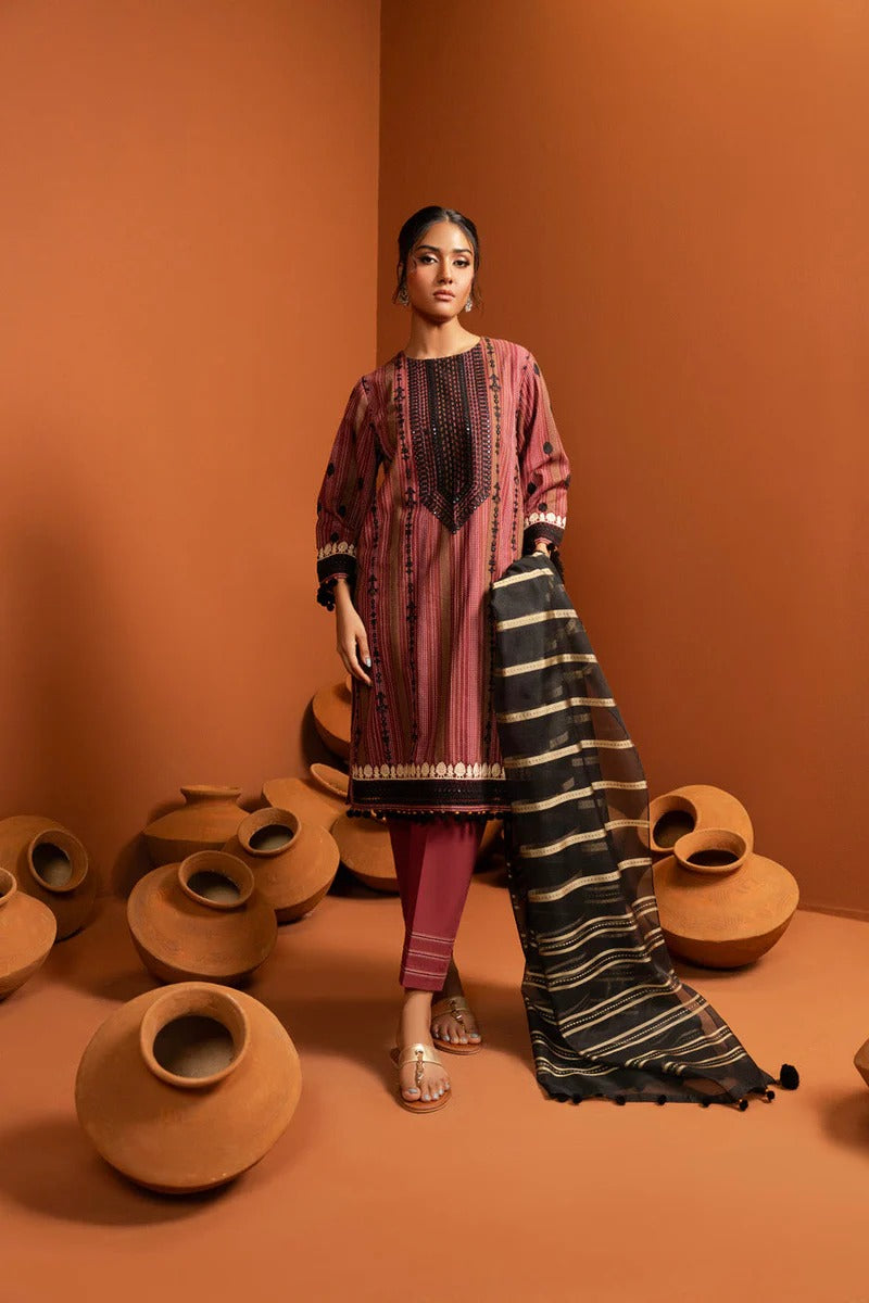 3 Piece Embroidered Susi Suit  by Alkaram Studio