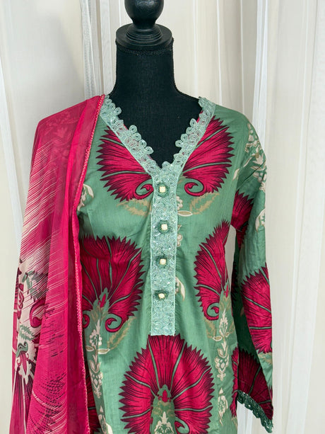 Luxury Embroidered Lawn Ready To Ship