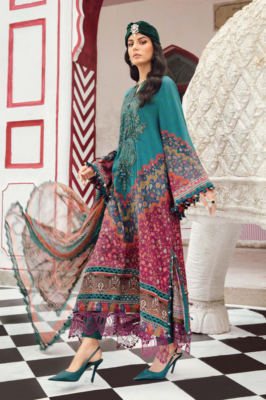 Maria B Mprints Embroidered Lawn Collection