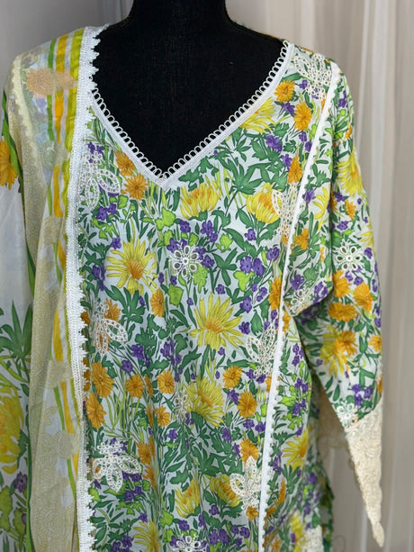Luxury Embroidered Lawn Ready To Ship