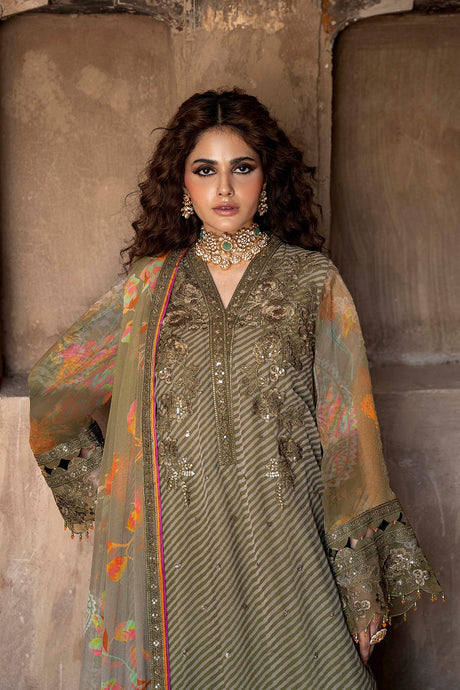 Vasal Embroidered Chiffon Suit By Charizma