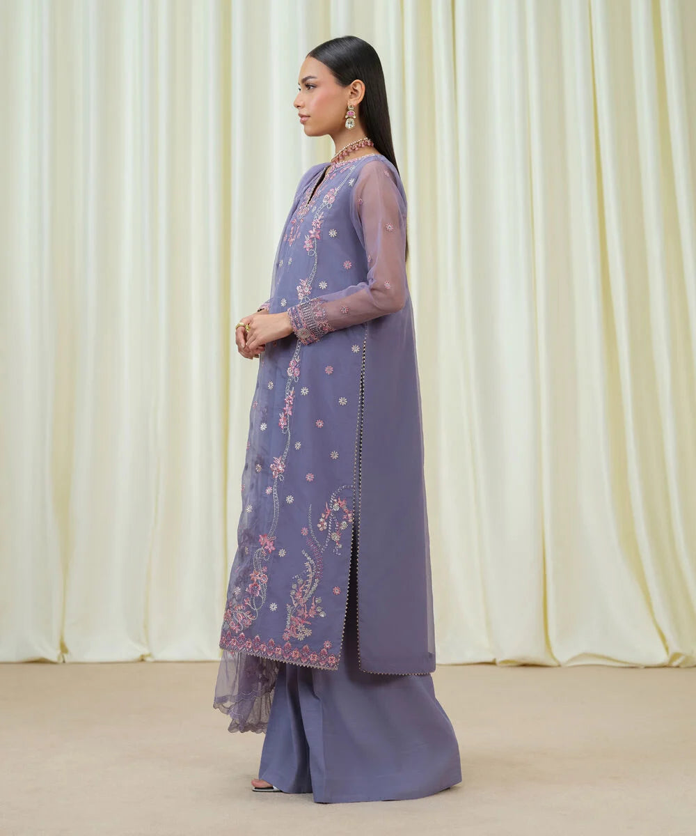 3Pc Embroidered Suit by Sapphire