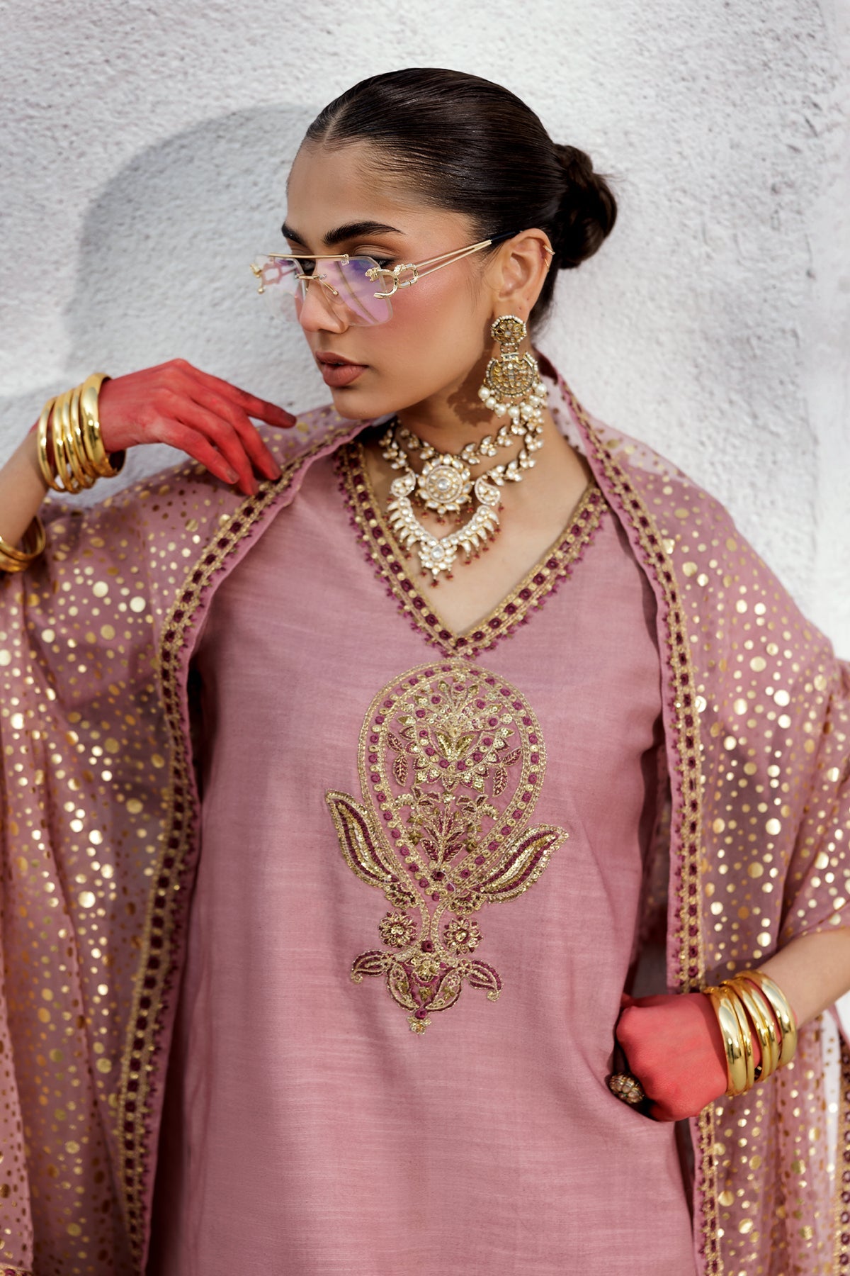 Charizma Luxury Embroidered Suit