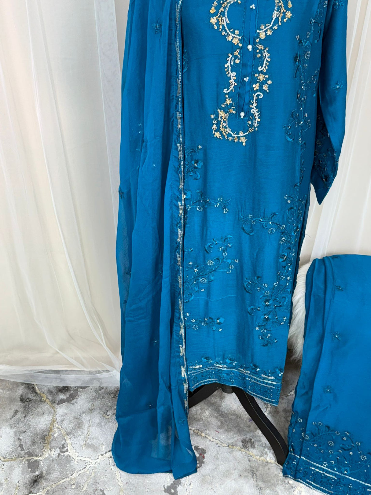 Luxury Embroidered Party wear Ready To Ship