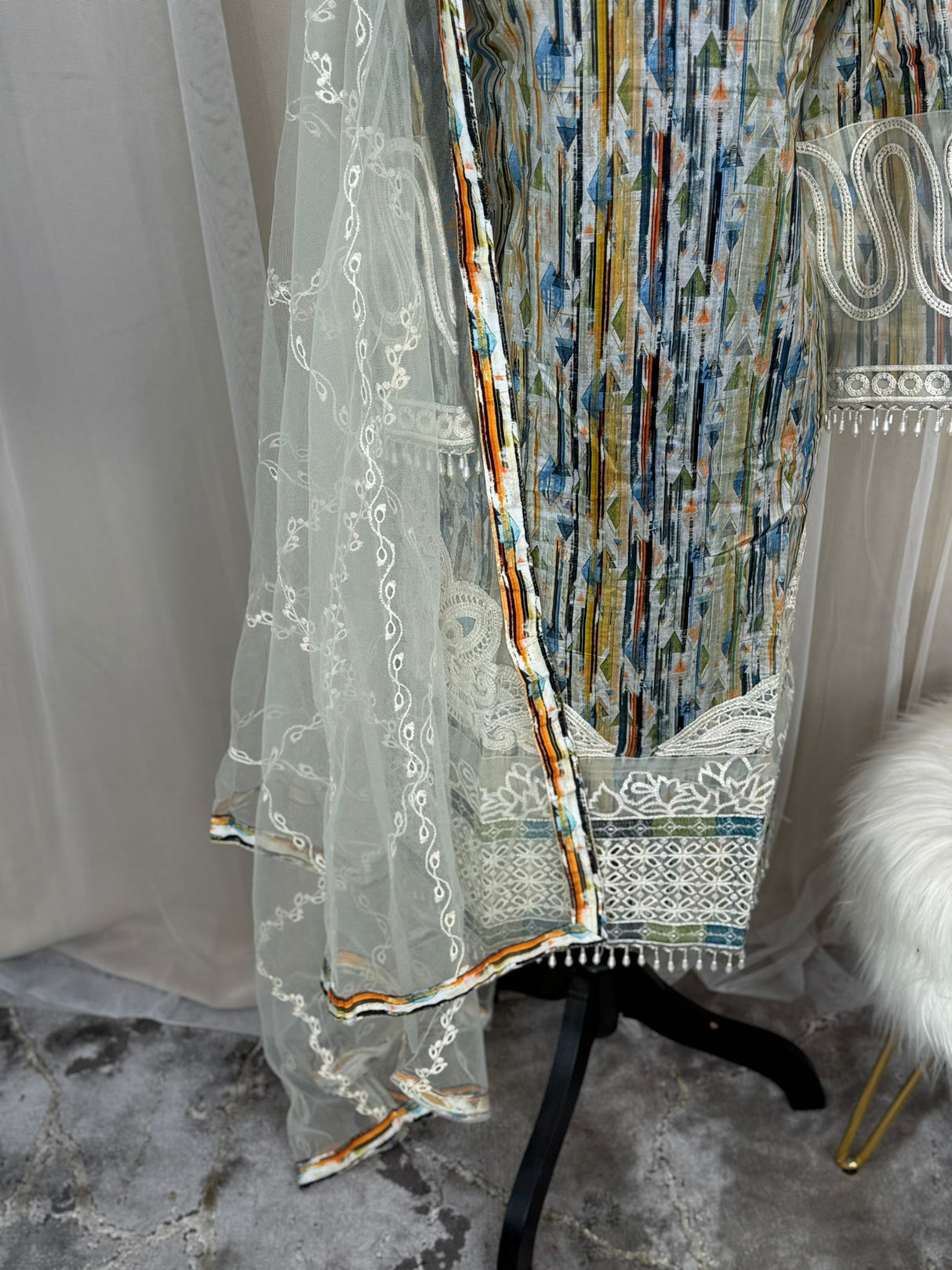 Luxury Embroidered Lawn Ready To Ship