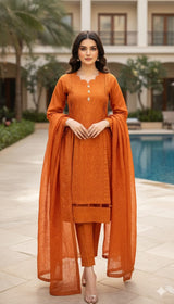 Pakistani Embroidered Luxury  Lawn ready to ship