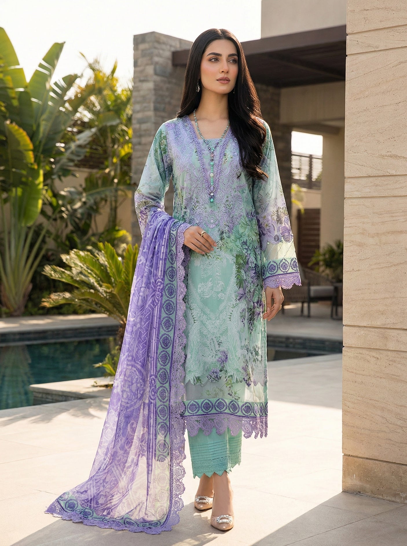 Gulljee Embroidered Lawn Collection