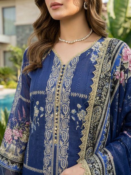 Firdous Luxury Embroidered Lawn 1