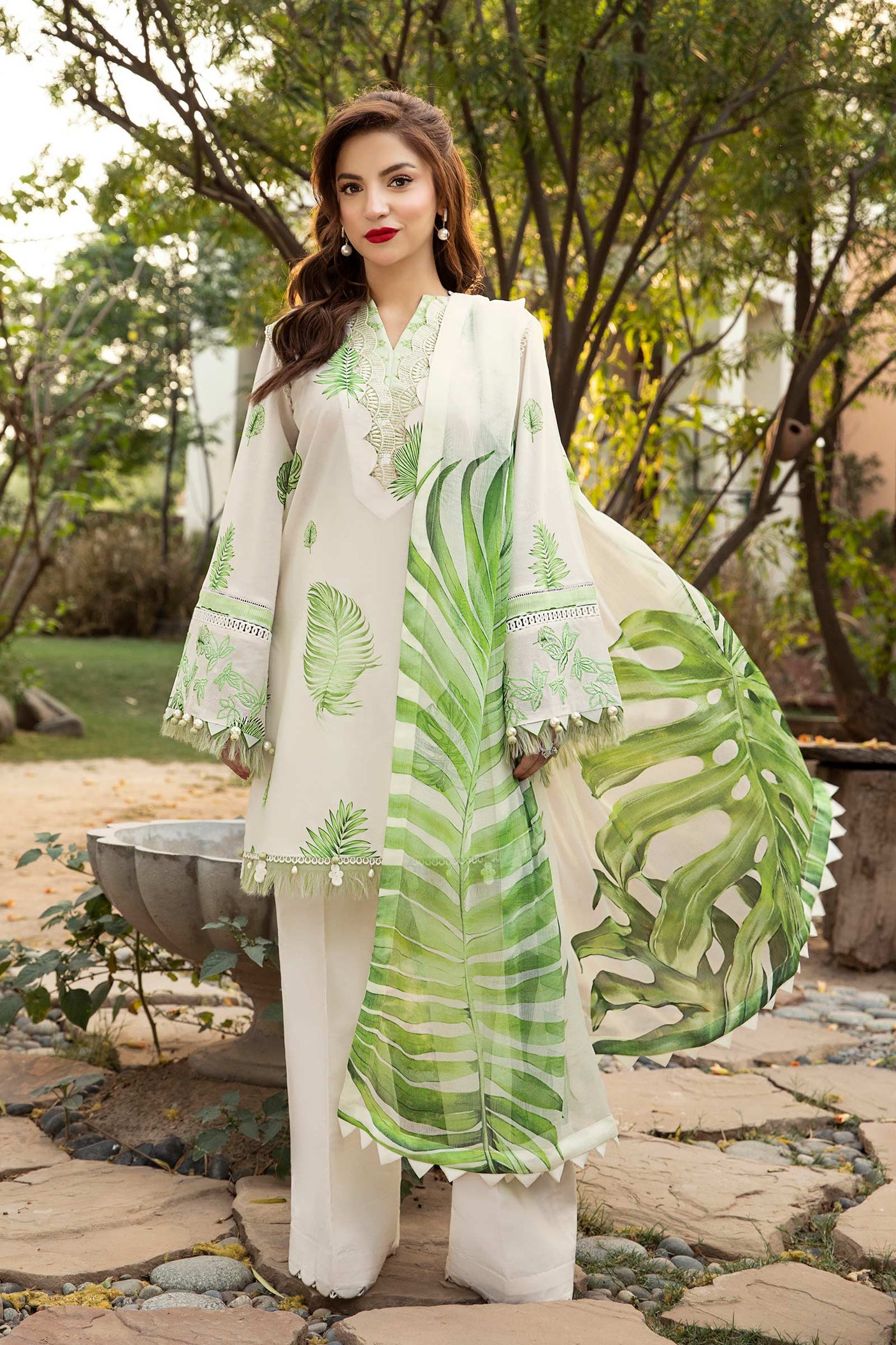 Maria B Embroidered Suit Collection