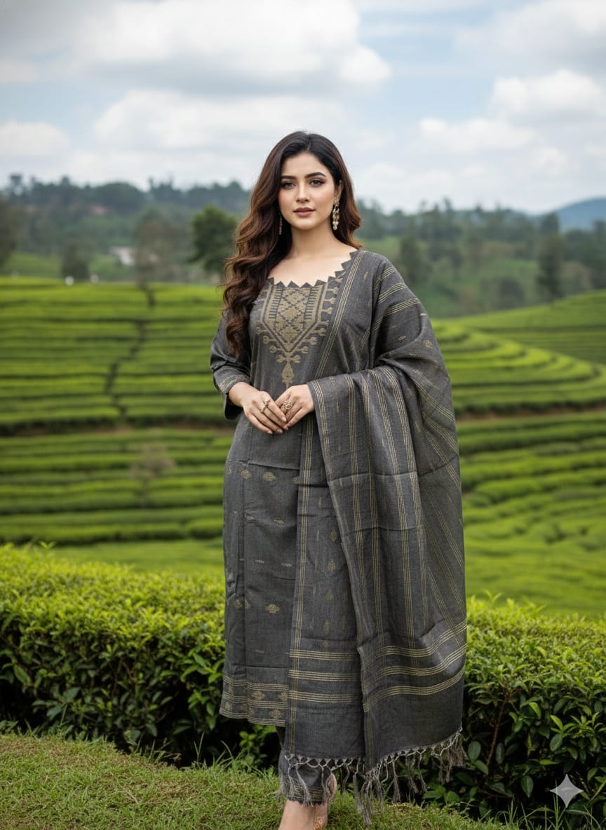 Bangladeshi Jamdani salwar kamiz