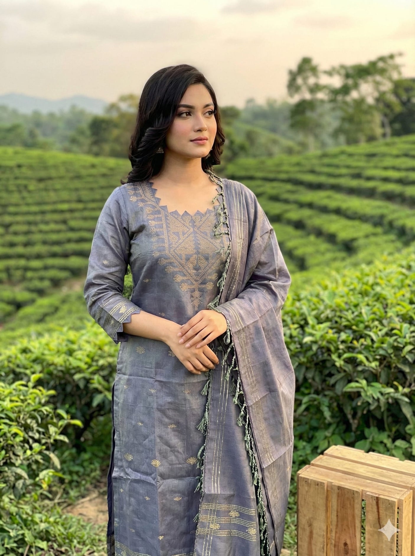 Bangladeshi Jamdani salwar kamiz