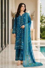 Bin Saeed Luxury Embroidered Lawn