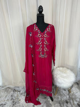2pc Embroidered Kurti Collection Ready To Ship