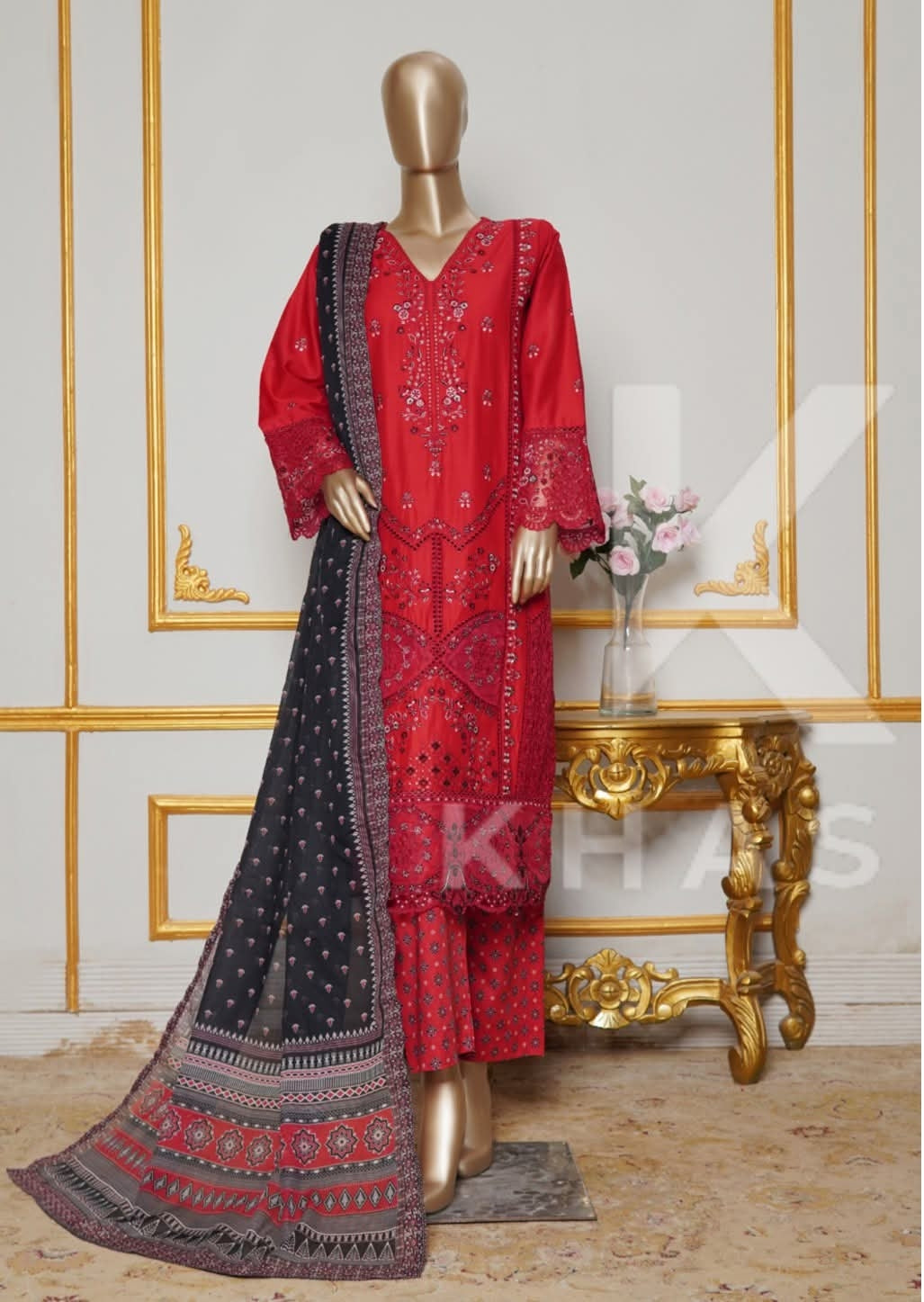 BIN SAEED EMBROIDERED LUXURY LAWN