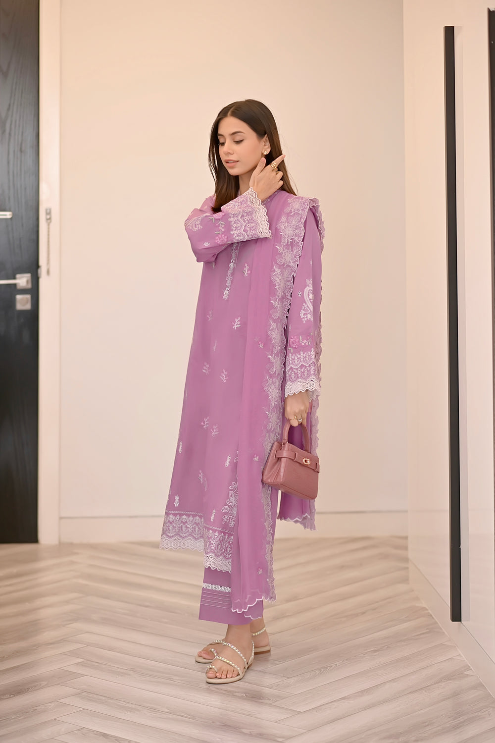 Lakhany 3pc Embroidered Suit