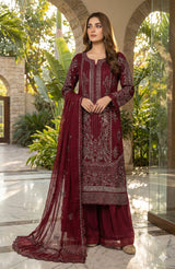 Luxury Embroidered Chiffon By Sadabahar