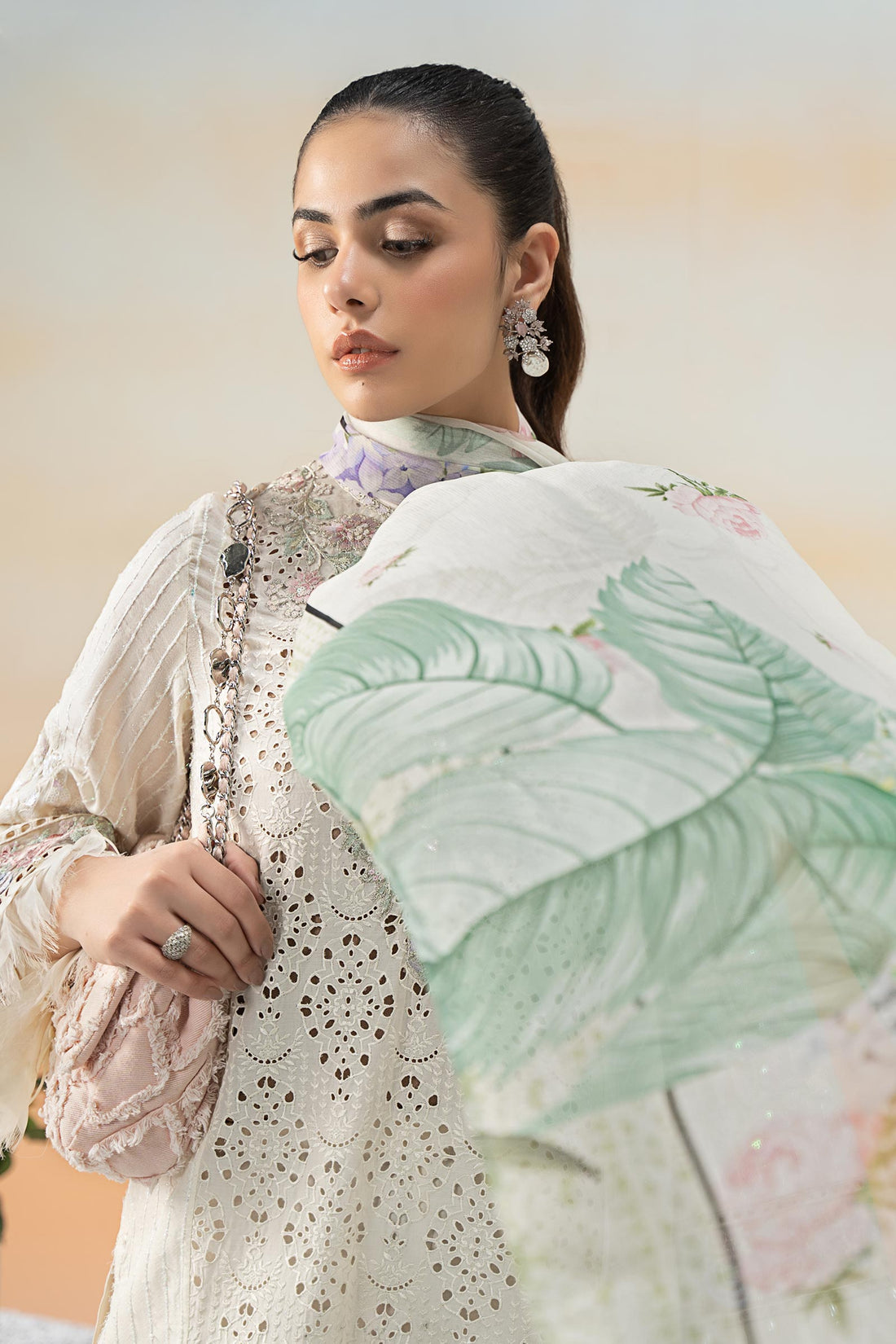 Maria. B. Embroidered Lawn Suit