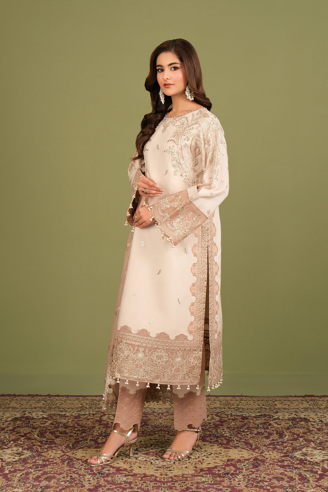 Luxe By Alizeh Raw Silk Suit