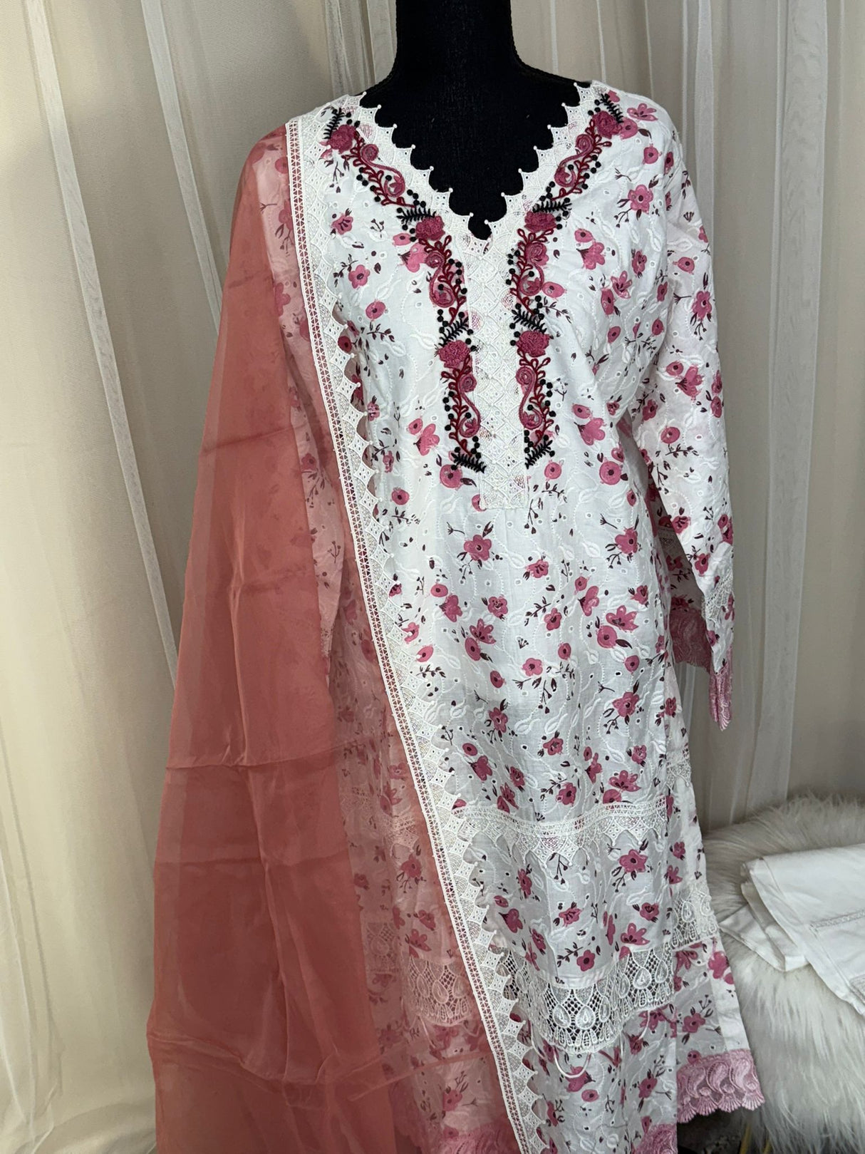 Luxury Embroidered Lawn Ready To Ship