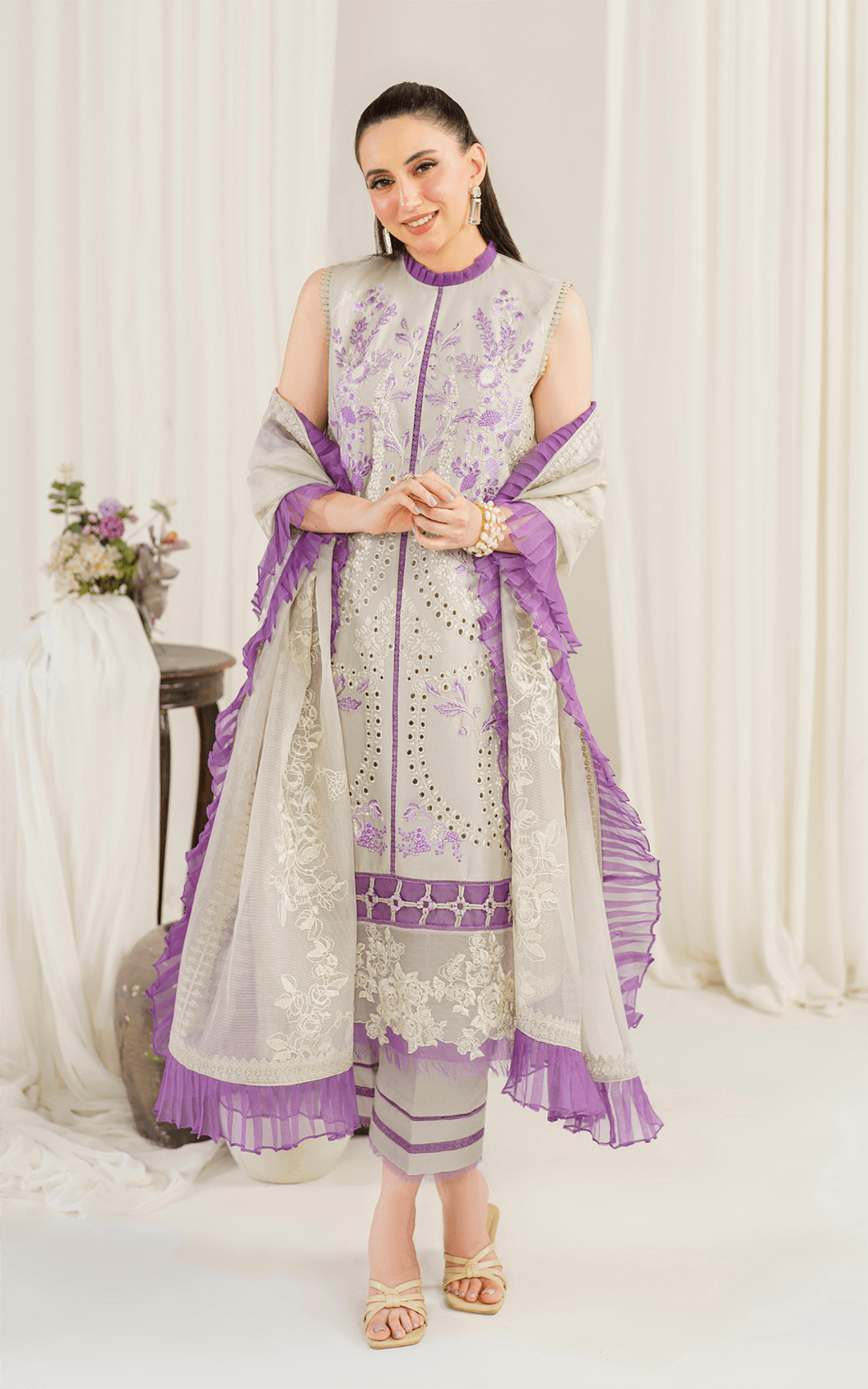 Pretty in Pink by Asifa & Nabeel Premium Lawn