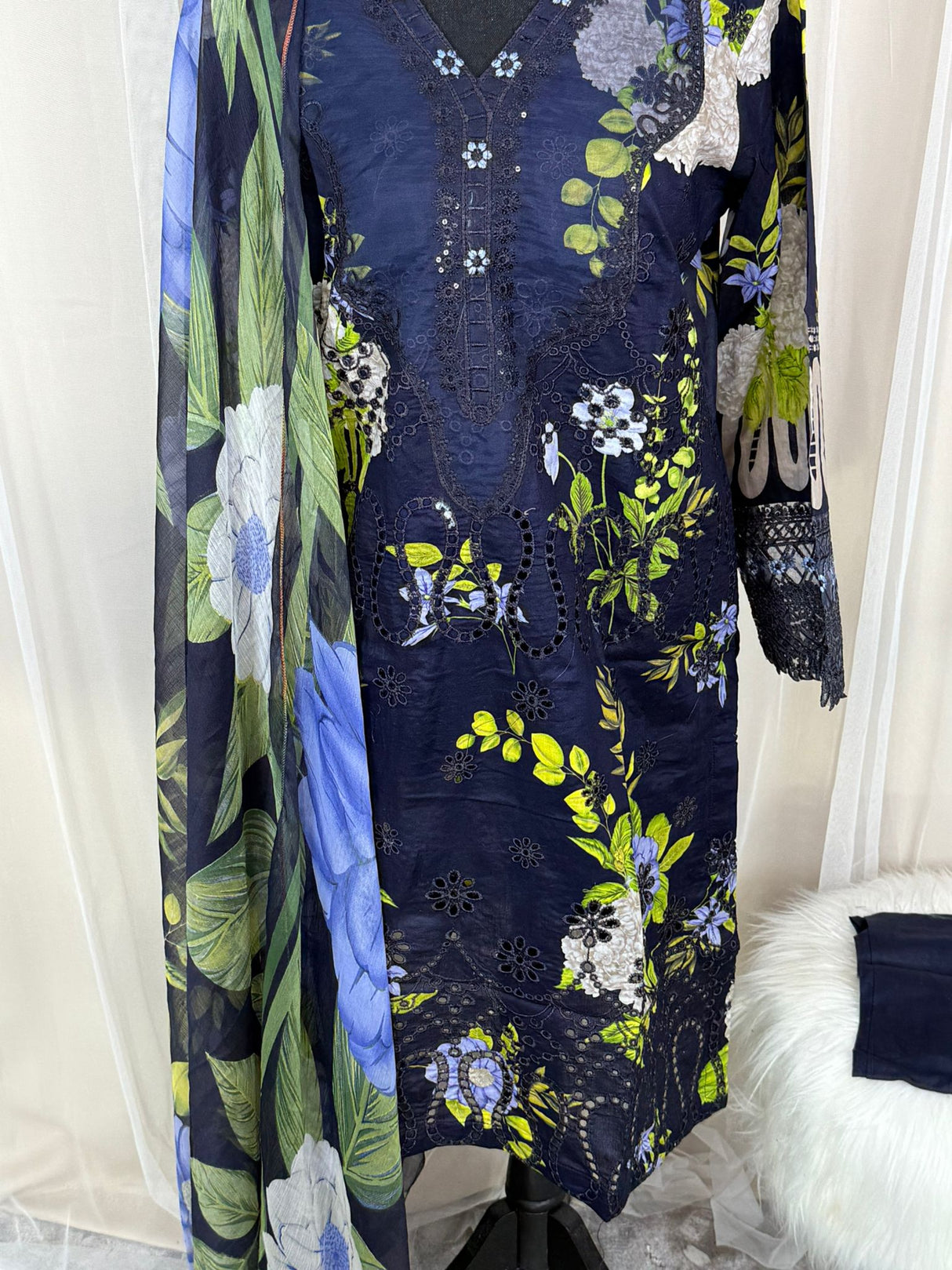 Luxury Embroidered Lawn Ready To Ship