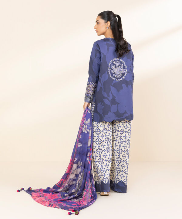 Sapphire Embroidered Lawn