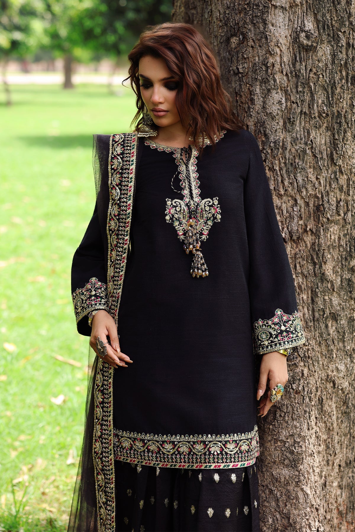 Charizma Luxury Embroidered Suit
