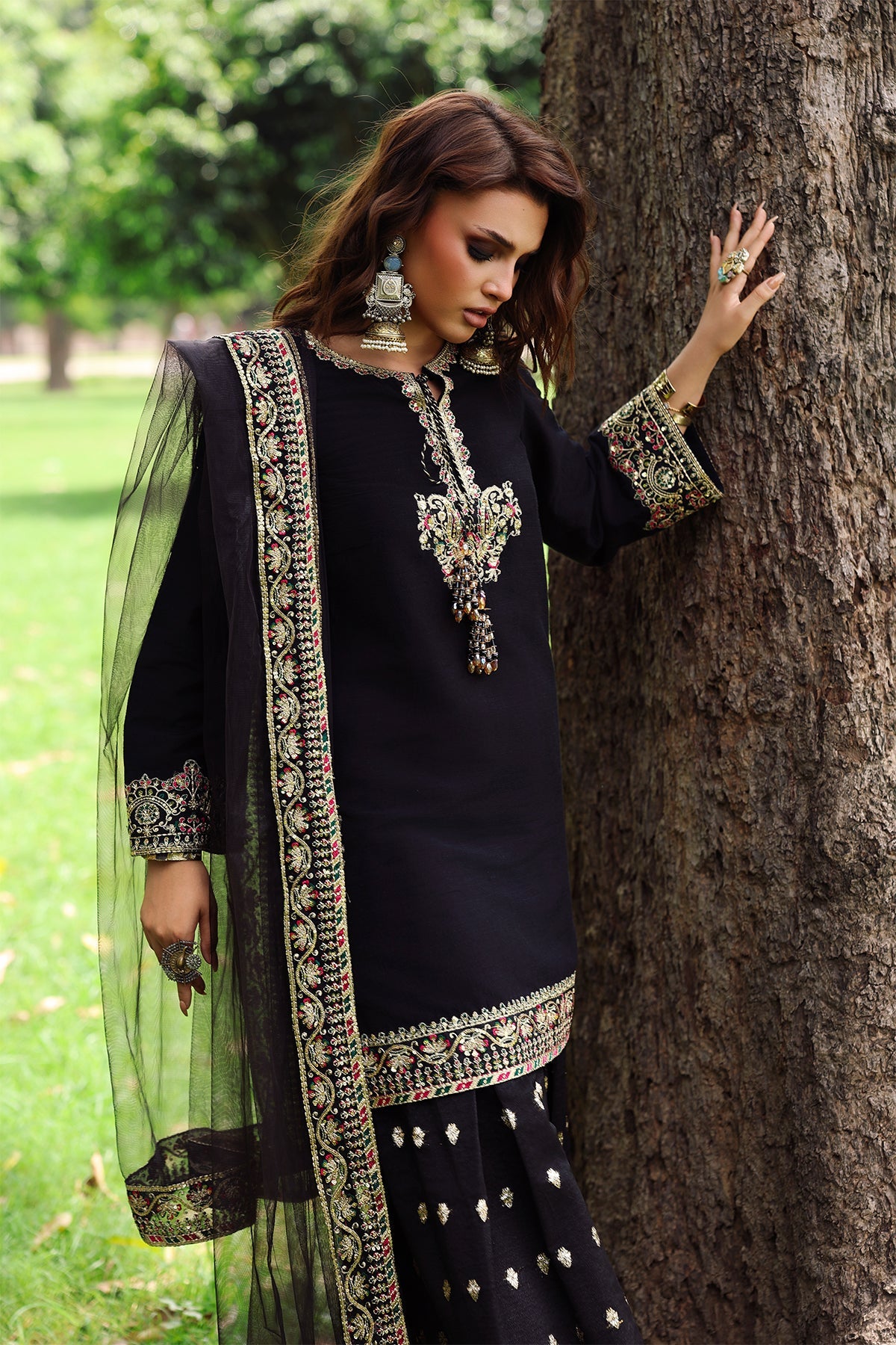 Charizma Luxury Embroidered Suit