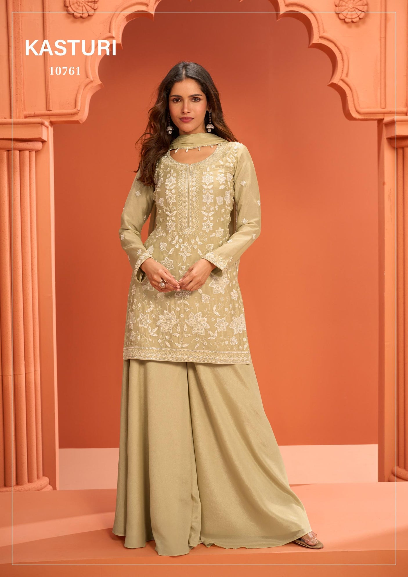 Indian Premium Chinon Silk Suit