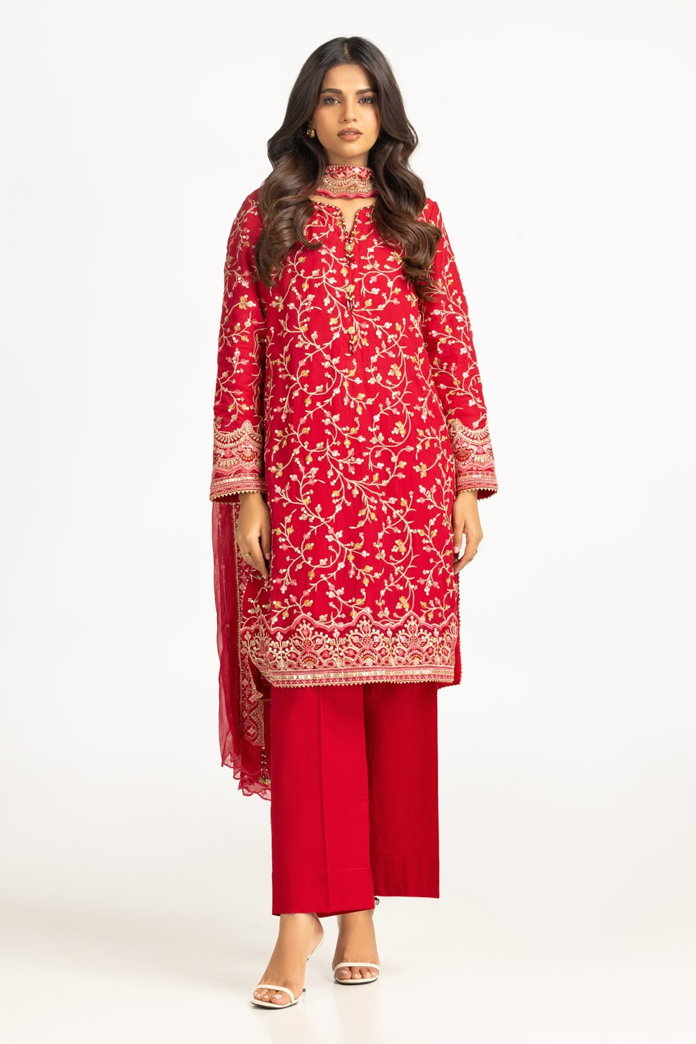 Gul Ahmed Embroidered  Suit