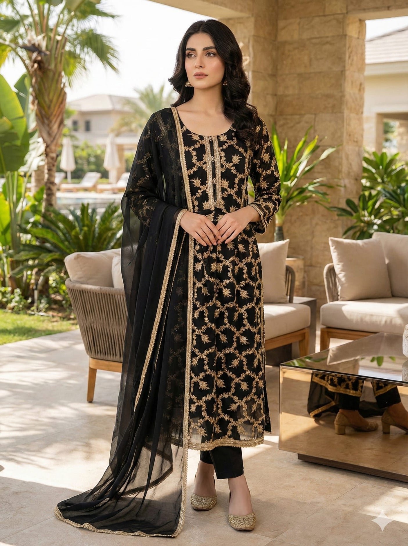 Pakistani boutique embroidered collection