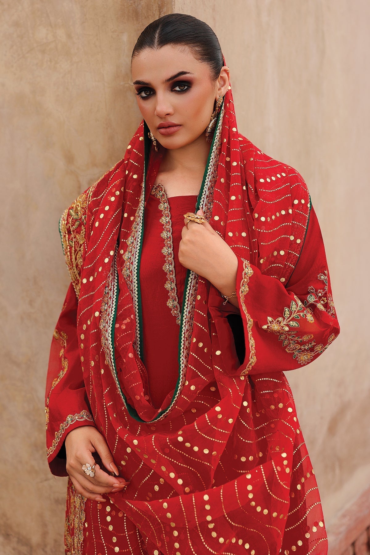Charizma Luxury Embroidered Suit