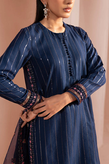 Maria B - Embroidered Jacquard Lawn Suit
