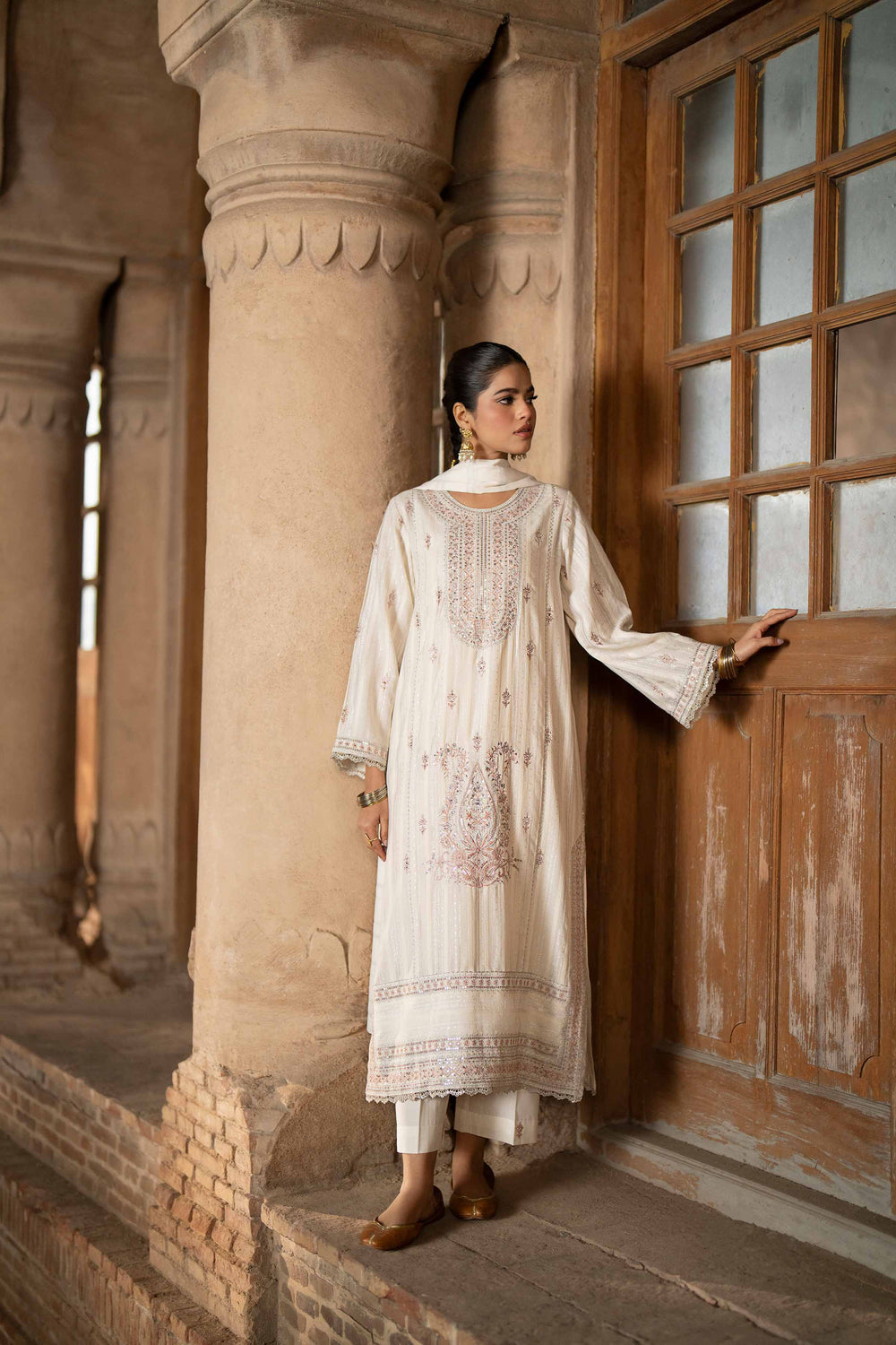 3 Piece Embroidered Suit by Nishat Linen