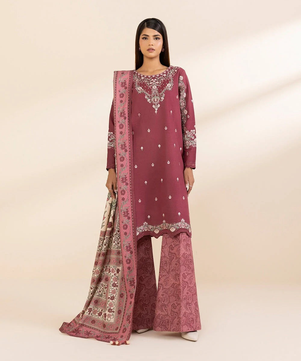 Sapphire Embroidered Suit