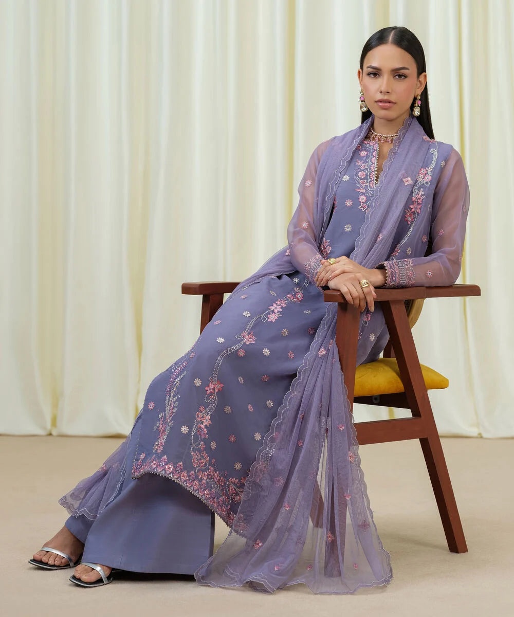 3Pc Embroidered Suit by Sapphire