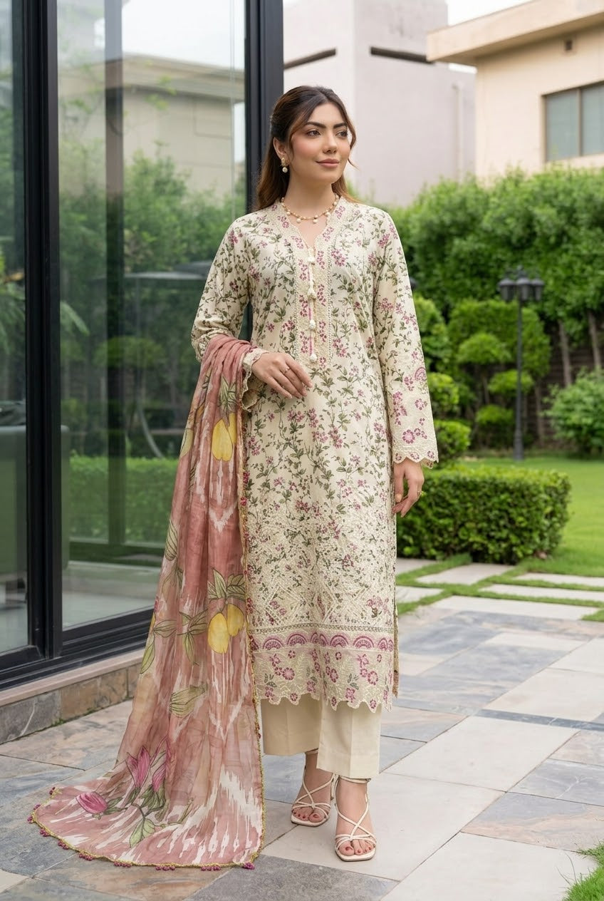 Mehreen By Munira Designer Signature Luxe Lawn Suit