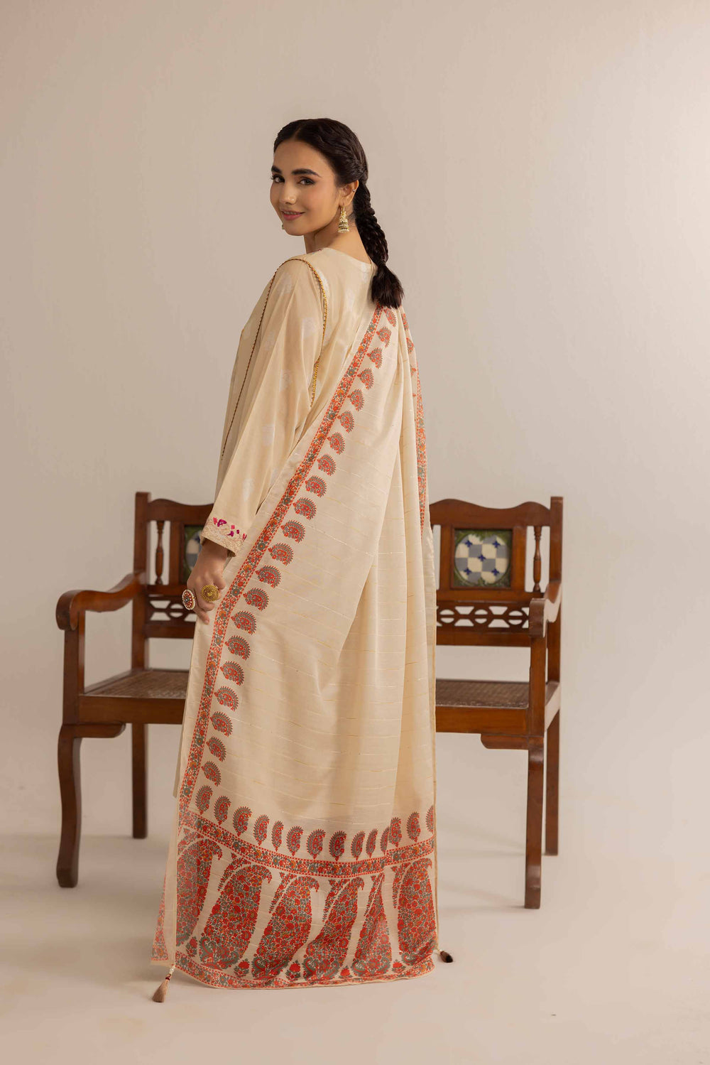 3 Piece Embroidered Suit by Nishat Linen